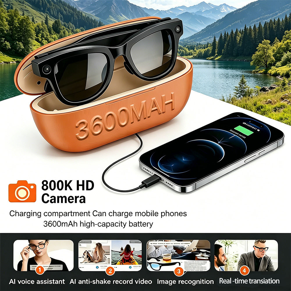 Men'S Fashion Glasses 2026 - 2026 Neue KI-Smart-Brille mit Kamera, Videoaufnahme,