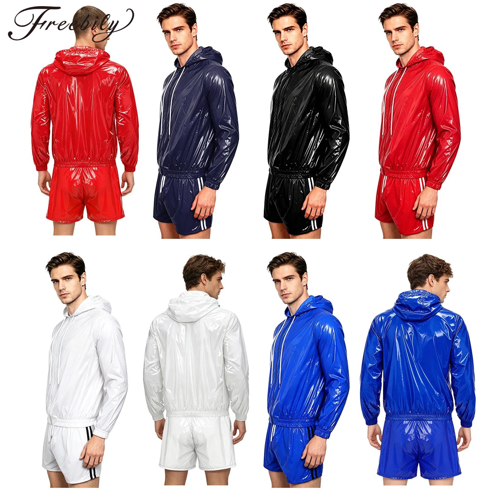 Windbreaker Men Zip - Wasserdichtes Schwimm- und Trainingsoutfit für Herren,