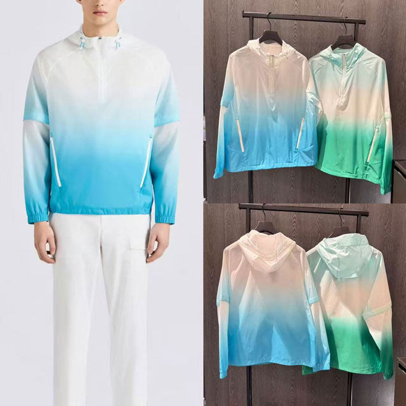 Windbreaker Men Zip - 2026 Korean Style Herren-Golf-Sonnenschutzjacke, leichte Outdoor-Sport-Windjacke