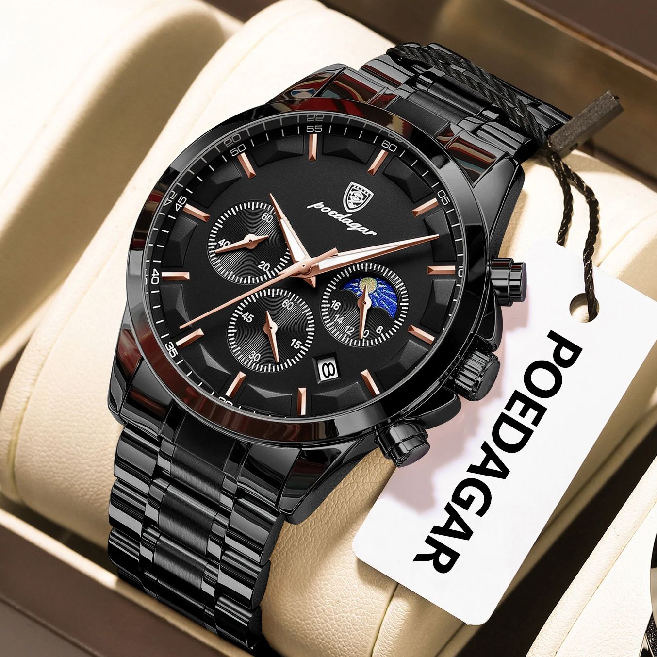 Men'S Fashion Magazine - POEDAGAR Top Mode herren Uhren Wasserdicht