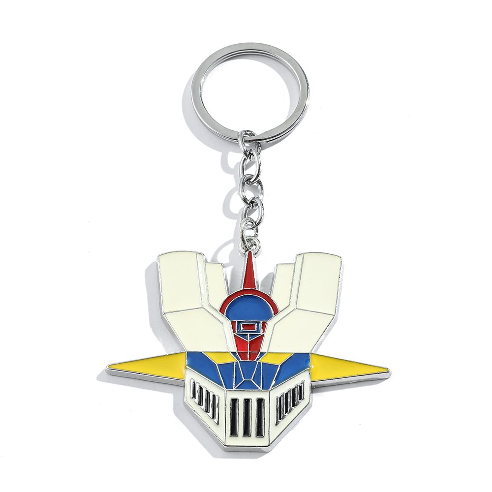 Men'S Fashion Logo - Anime Cartoon Krieger Roboter Logo Schlüsselanhänger