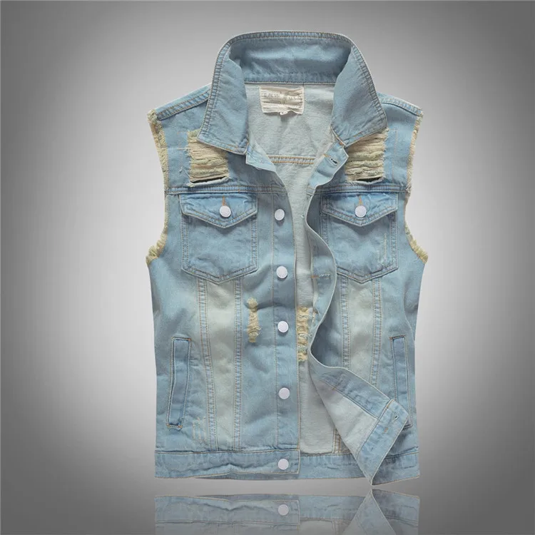 Men'S Fashion Vest With Jeans - Frühling Herbst Neue Mode Für Männer
