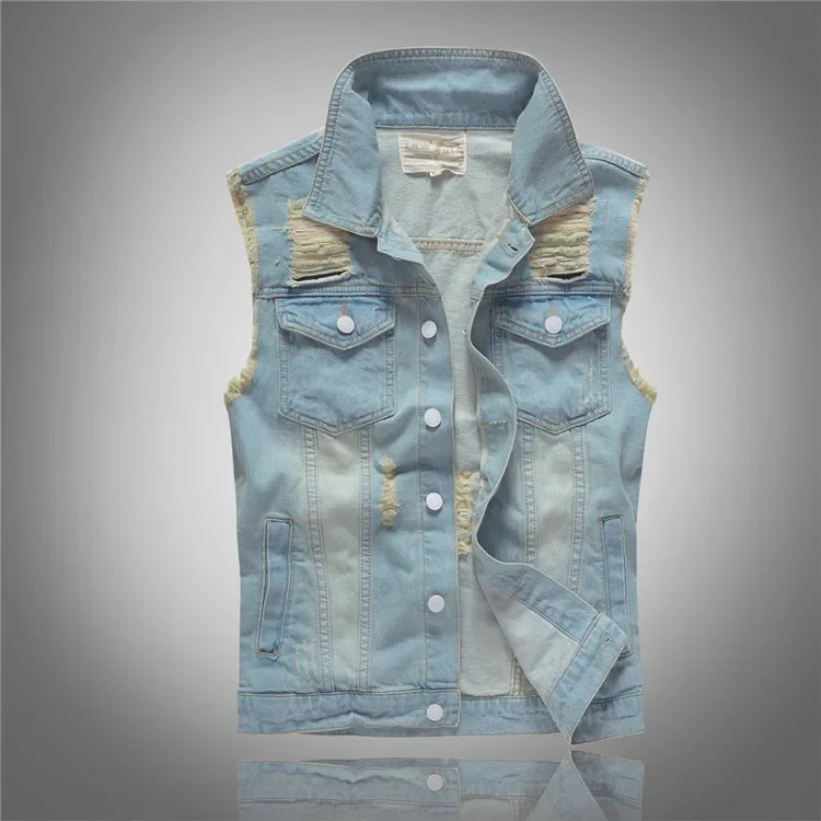 Men'S Fashion Vest With Jeans - LIBIELIY Frühling Herbst Neue Mode Für