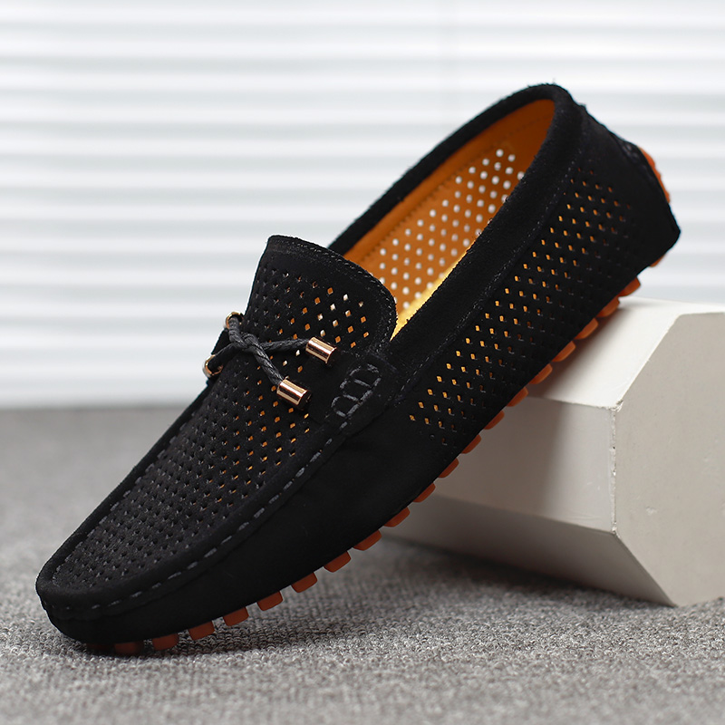 Men'S Fashion Loafers Shoes - Mode Wildleder Herren Freizeitschuhe Echtes Leder