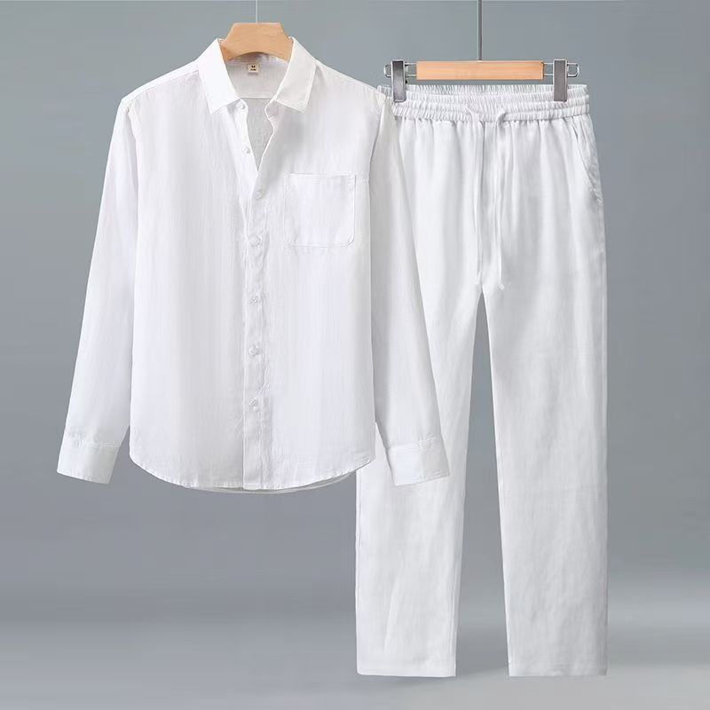 Men'S Fashion Trousers - (Hemd + Hose) 2026 Sommer Herrenmode