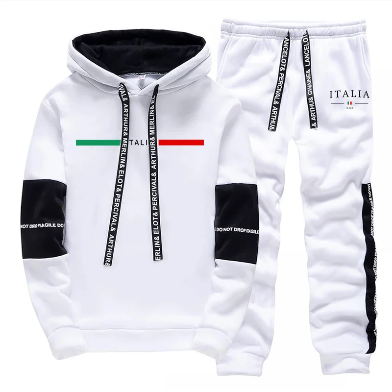 Men'S Fashion Hoodie - Modischer Herren-Trainingsanzug, bedruckt, lässige Sweatshirts, Sportbekleidung,