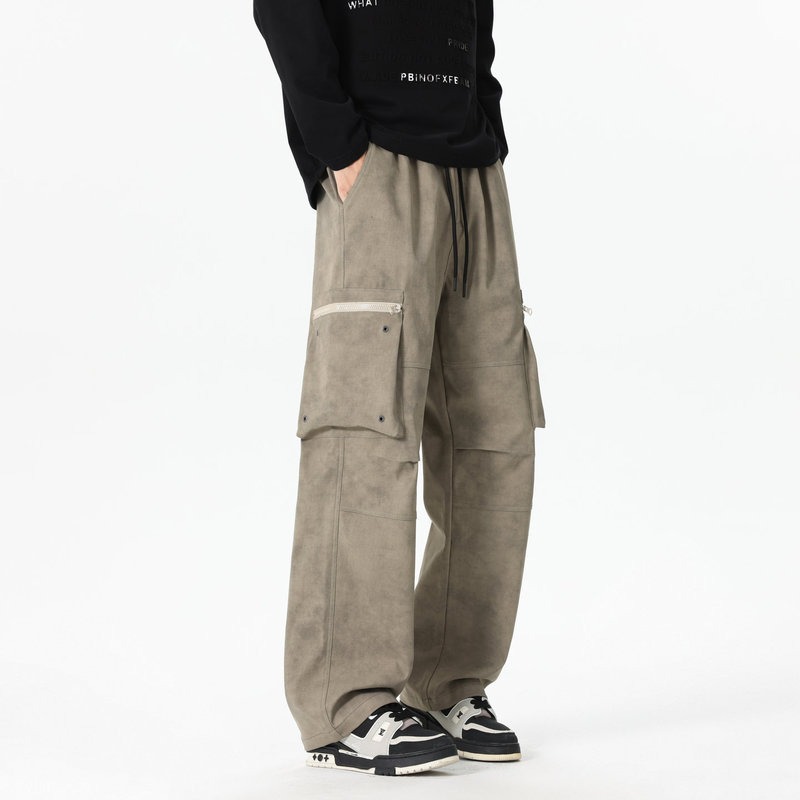 Men'S Fashion Trousers - Elastische Herren-Hose mit hoher Taille, modische