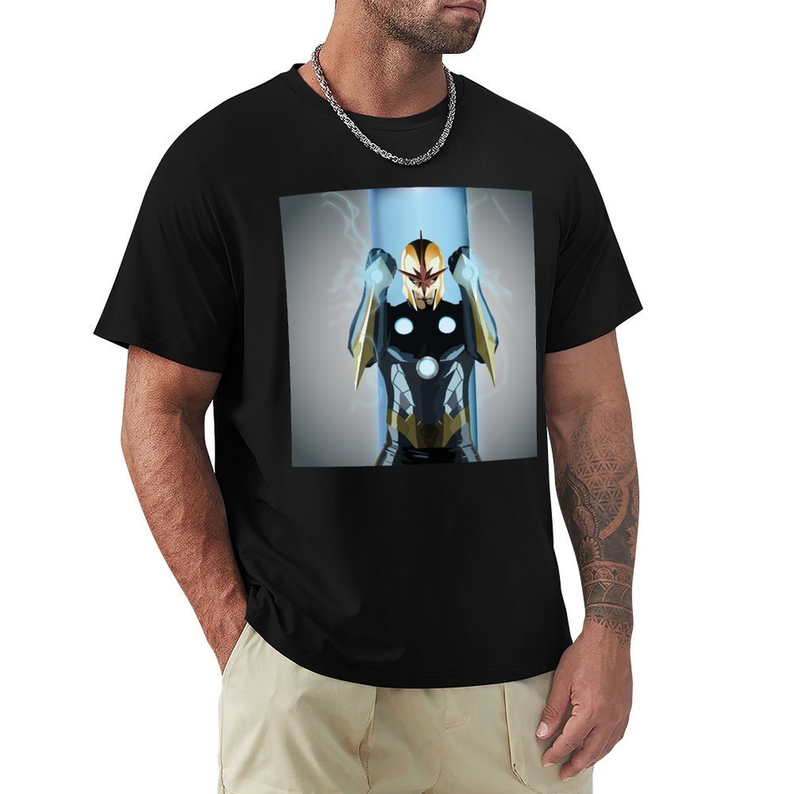 Men'S Fashion Nova - The Last Nova T-Shirt Sommermode Freizeit-T-Shirt