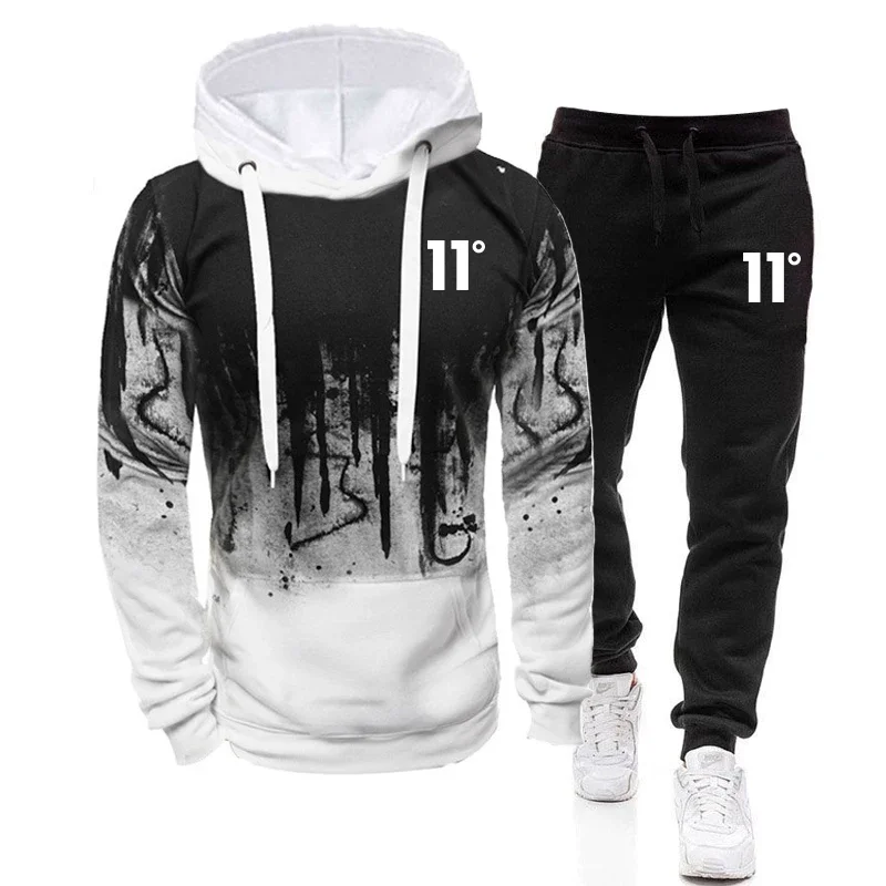 Men'S Fashion Hoodie - Lässiger Modischer Hochwertiger Herren-Trainingsanzug Vielseitige Jogging-Sweatshirts
