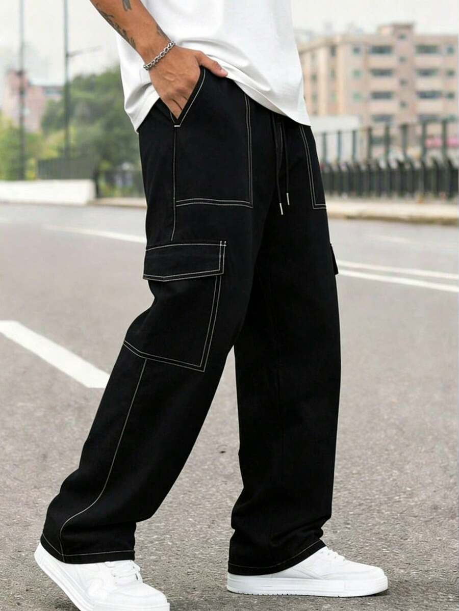 Men'S Fashion Trousers - Herren Outdoor Cargo-Style Freizeithose, Frühling/Herbst Mode