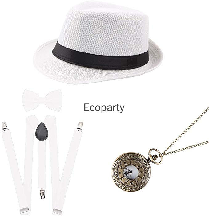 Mens Fashion In The 1920S - Karneval Party Roaring Herren 1920er Panama