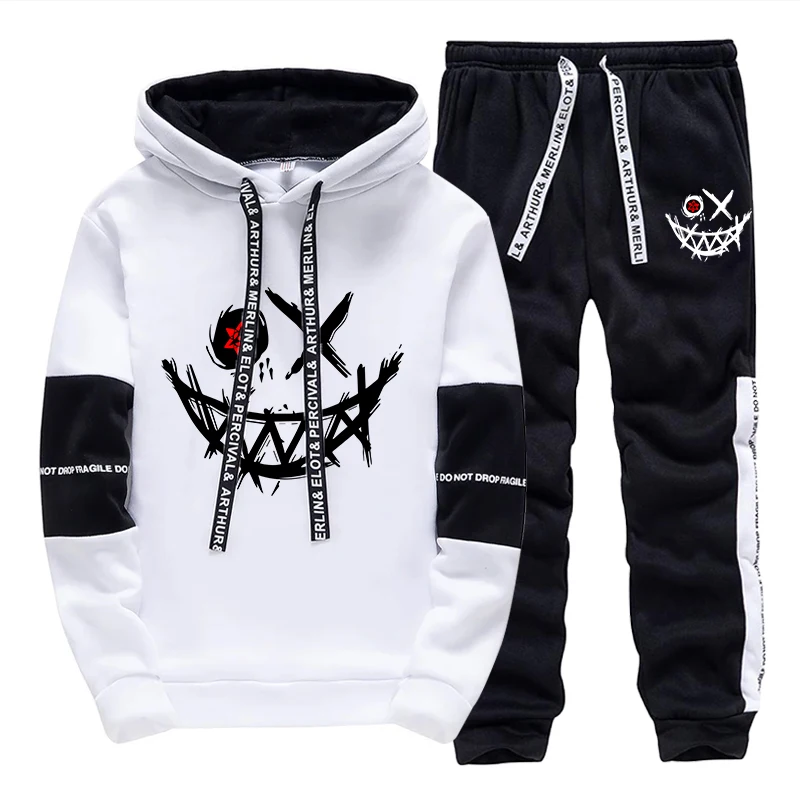 Men'S Fashion Hoodie - Herren-Set/Hoodie/Hose 2026 Herbst Tägliche Freizeitmode Kapuzenpullover