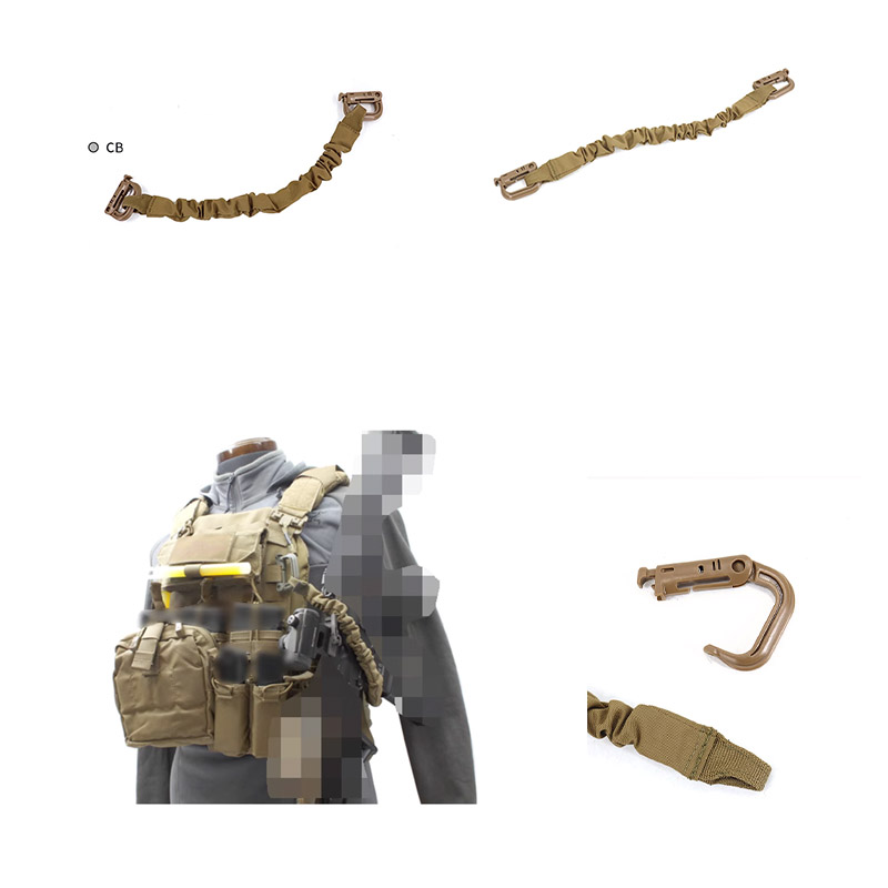 Tactical Vest Men - Mehrfarbiges Outdoor-Fixierseil aus UTX-Material mit festem