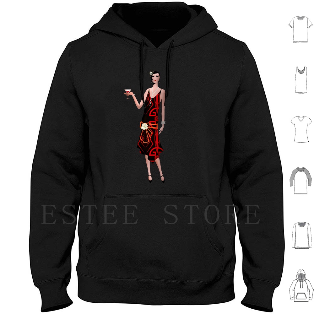 Mens Fashion In The 1920S - Gatsby Flapper-1920er Vintage Mode Hoodies Langarm