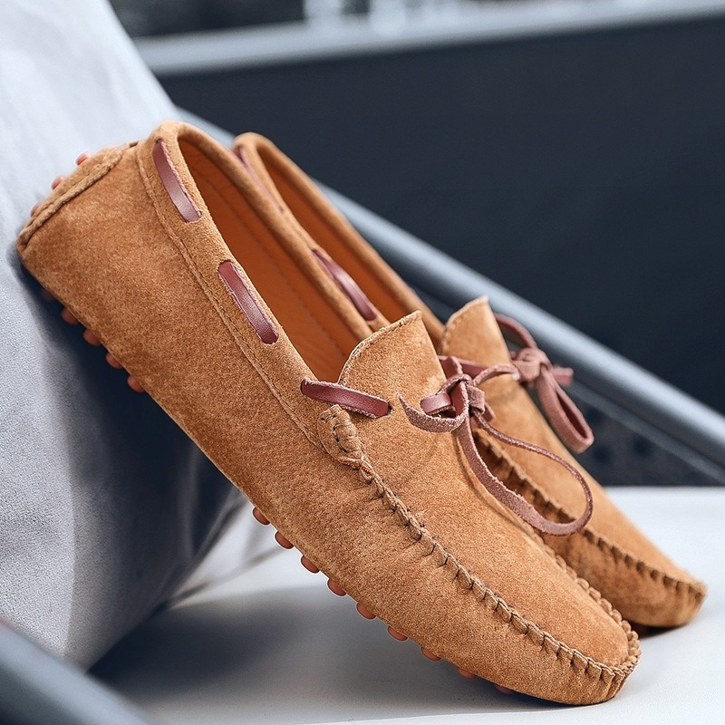 Suede Loafers Men - Hochwertige Herren-Freizeitschuhe aus Wildleder, bequeme, weiche