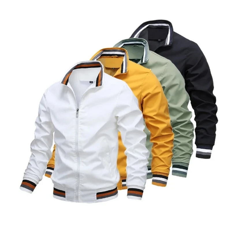 Windbreaker Men Zip - Herren Frühling Sommer Bomberjacke Windbreaker Mode