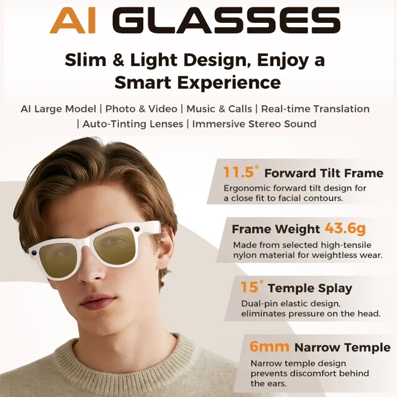2026 Neue KI-Smart-Brille mit  – Men'S Fashion Glasses 2026 Bewertung und Preis