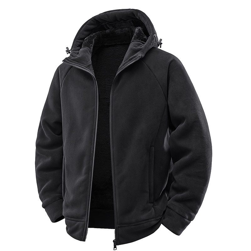 Dicke Polar-Fleece-Jacke für H – Windbreaker Men Zip Bewertung und Preis