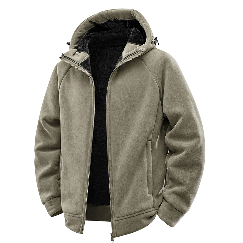Dicke Polar-Fleece-Jacke für H – Windbreaker Men Zip Bewertung und Preis