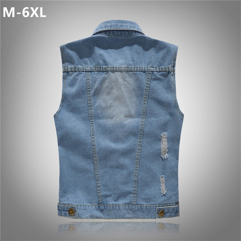 Zerrissene Denim Weste Männer  – Men'S Fashion Vest With Jeans Bewertung und Preis