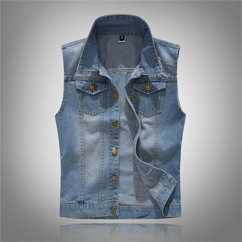 Zerrissene Denim Weste Männer  – Men'S Fashion Vest With Jeans Bewertung und Preis
