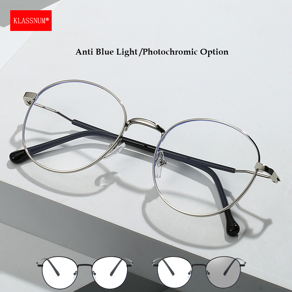 KLASSNUM Vintage Runde Metallr – Men'S Fashion Glasses 2026 Bewertung und Preis
