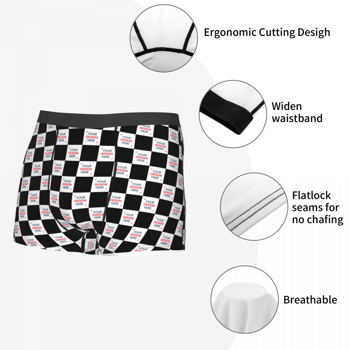 Modische Personalisierte Boxer – Men'S Fashion Logo Bewertung und Preis