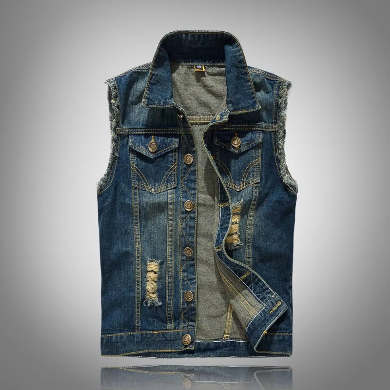 Männer Slim Denim Westen Weste – Men'S Fashion Vest With Jeans Bewertung und Preis