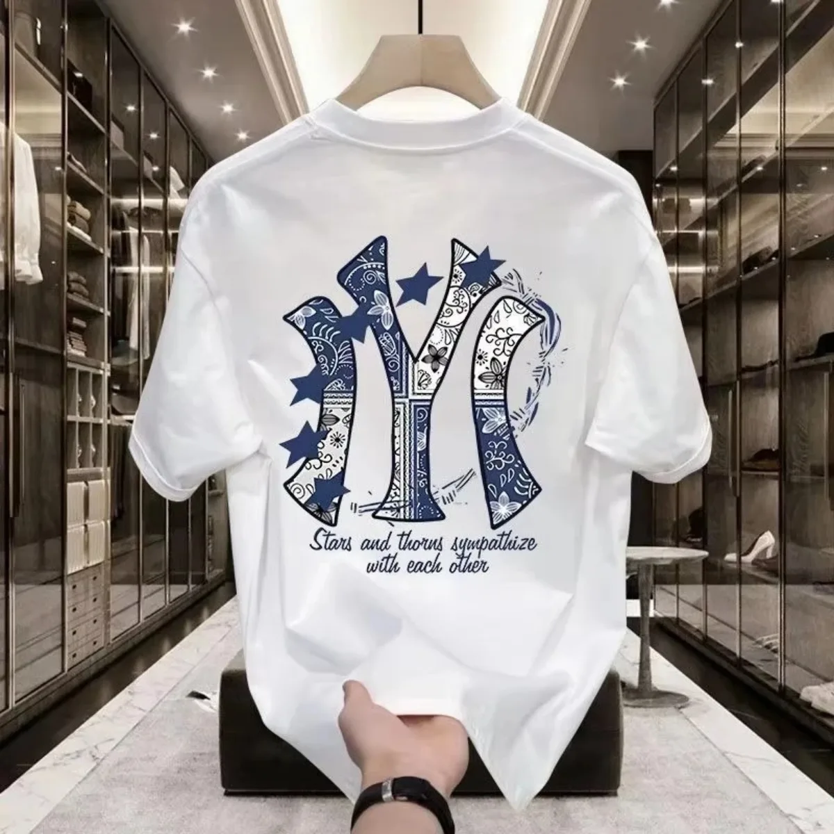 Herren-T-Shirt mit Aufdruck un – Men'S Fashion Nova Bewertung und Preis