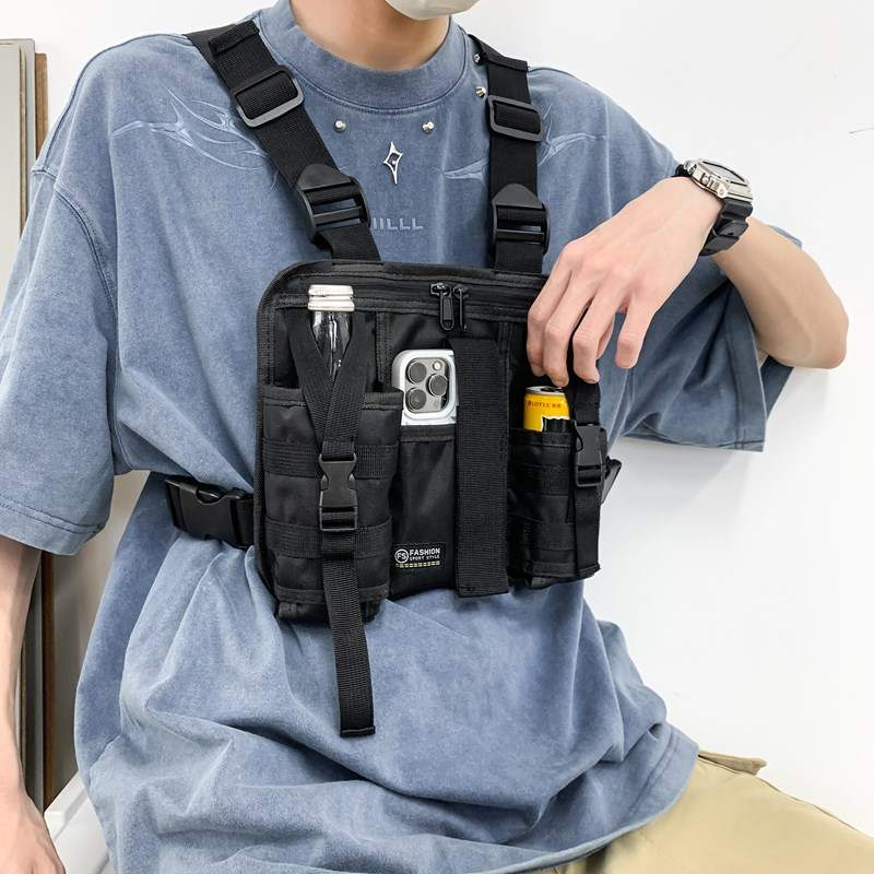 Hip-Hop Streetwear Männer Brus – Tactical Vest Men Bewertung und Preis