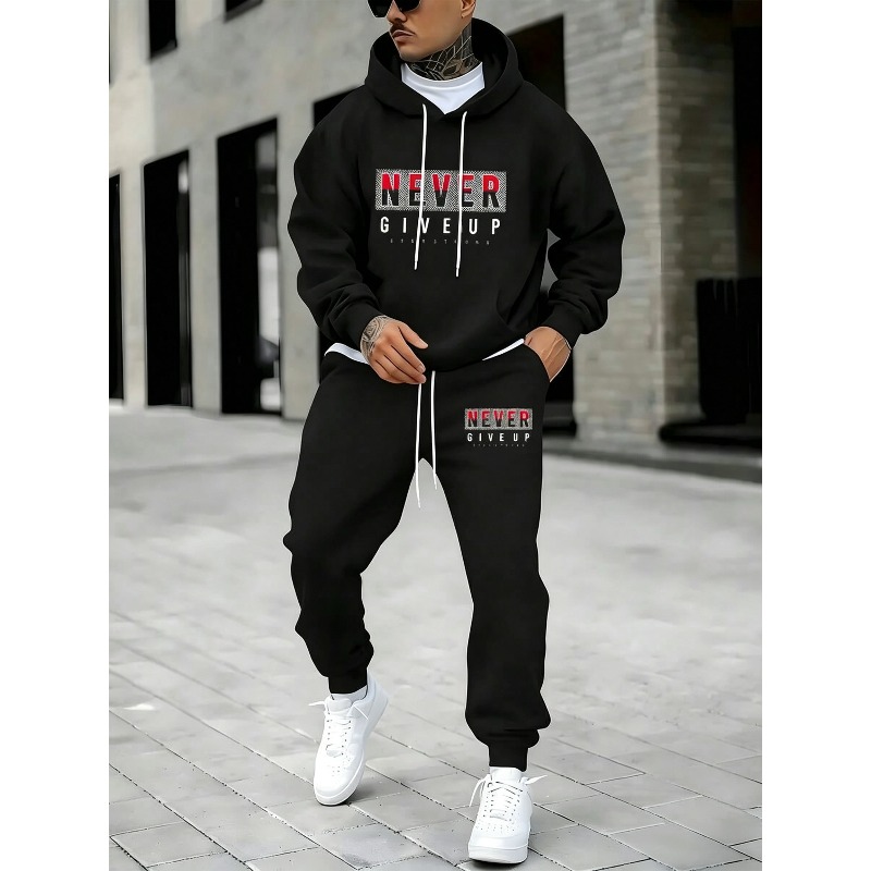 NEVER GIVE UP Alphabet Fashion – Men'S Fashion Hoodie Bewertung und Preis