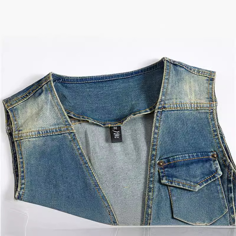 Frühling Herbst Neue Mode männ – Men'S Fashion Vest With Jeans Bewertung und Preis