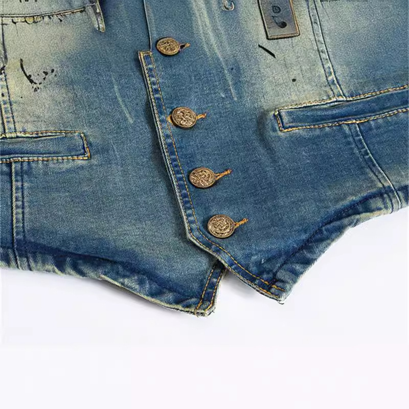 Frühling Herbst Neue Mode männ – Men'S Fashion Vest With Jeans Bewertung und Preis