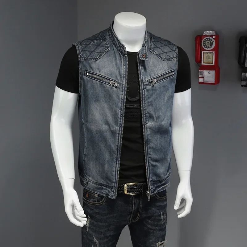 Pop Frühling Herbst Neue Mode  – Men'S Fashion Vest With Jeans Bewertung und Preis