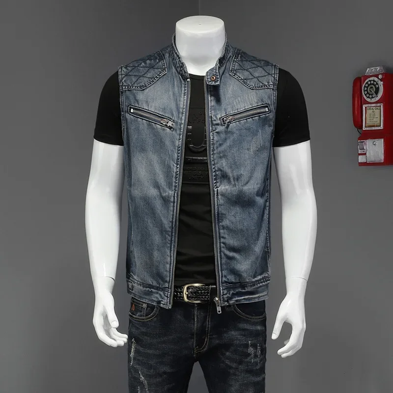 Pop Frühling Herbst Neue Mode  – Men'S Fashion Vest With Jeans Bewertung und Preis