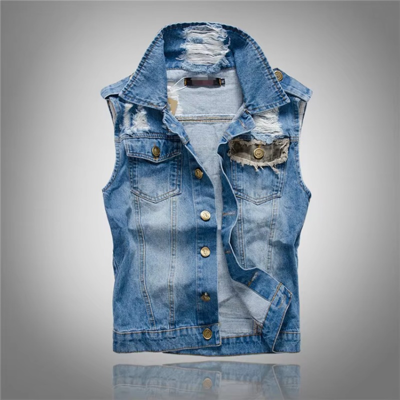 Männer Slim Denim Westen Jacke – Men'S Fashion Vest With Jeans Bewertung und Preis