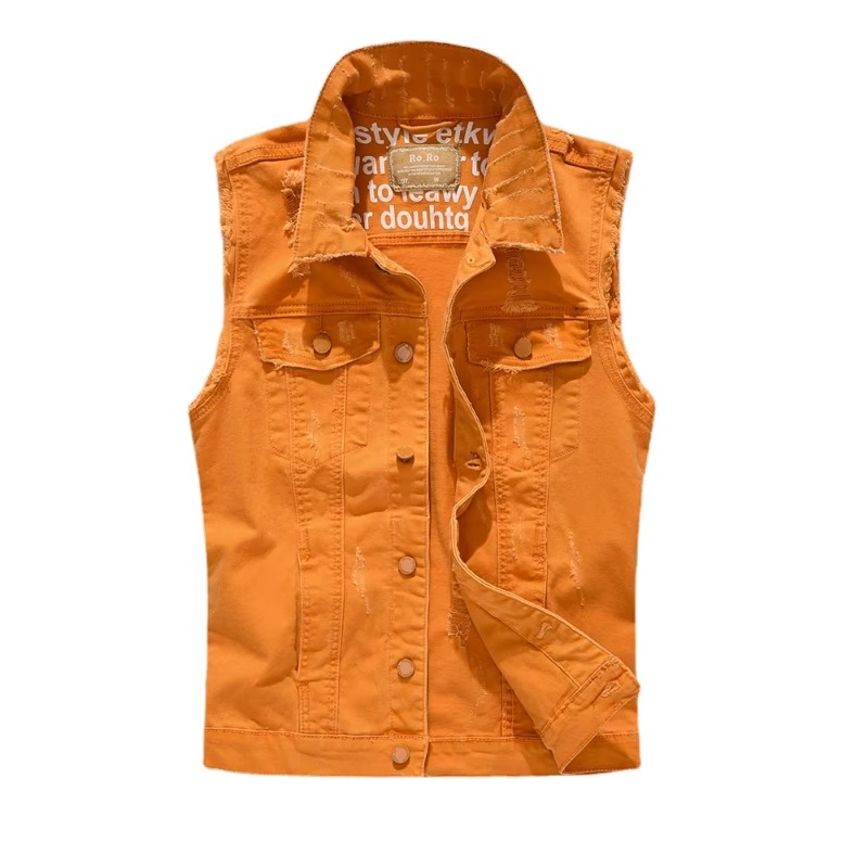 Männer Slim Denim Westen Jacke – Men'S Fashion Vest With Jeans Bewertung und Preis