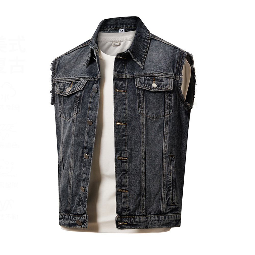 Frühling Herbst Herren Jeanswe – Men'S Fashion Vest With Jeans Bewertung und Preis