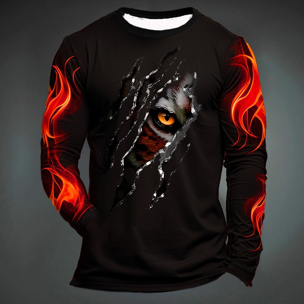 Lustiges Tiger-Print-T-Shirt f – Men'S Spring Fashion Bewertung und Preis