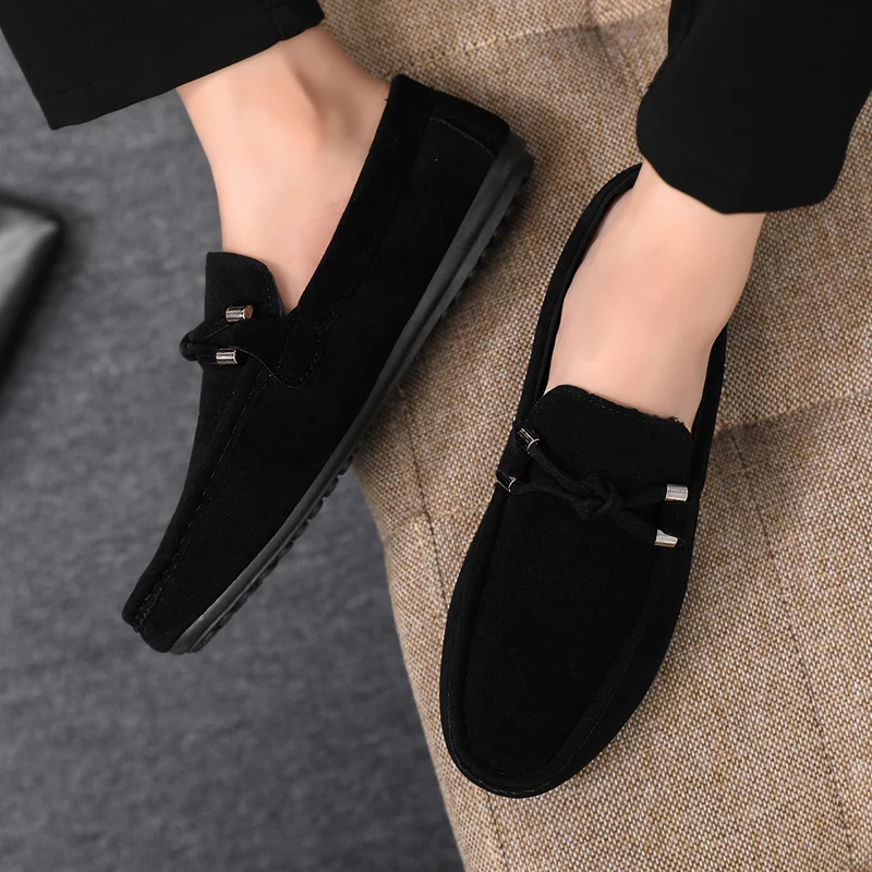 Herren Freizeitschuhe, modisch – Suede Loafers Men Bewertung und Preis