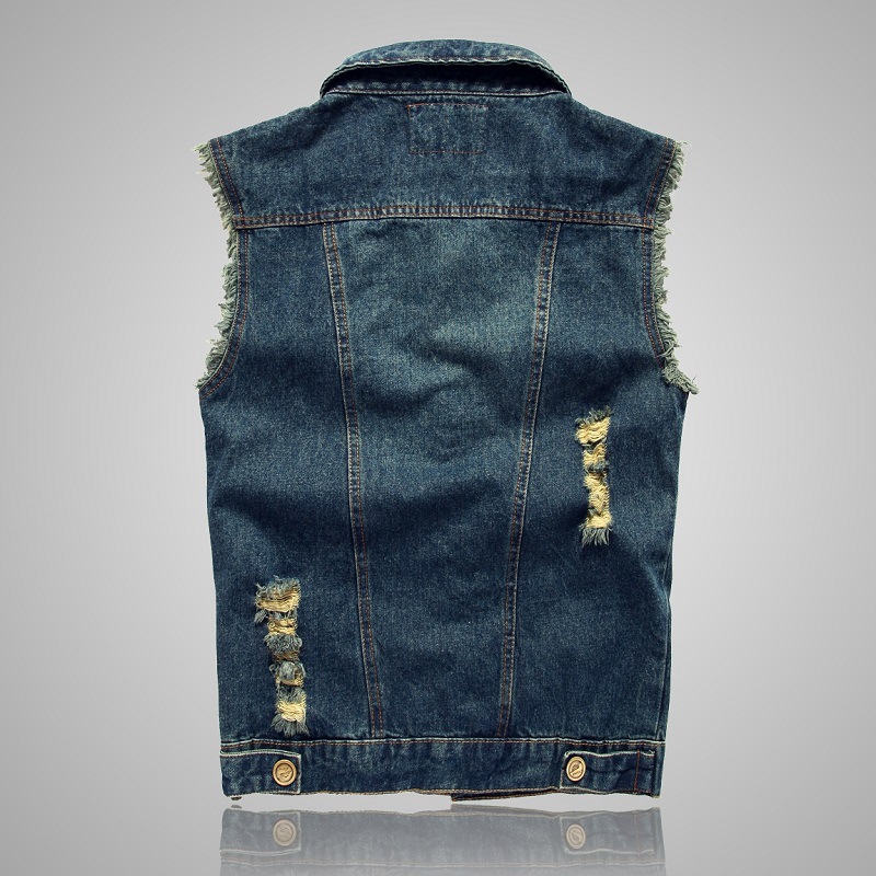 Neue Modische Herren Zerrissen – Men'S Fashion Vest With Jeans Bewertung und Preis