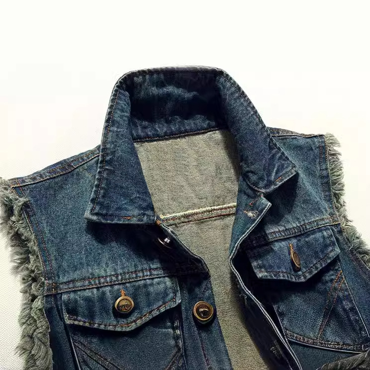 Neue Modische Herren Zerrissen – Men'S Fashion Vest With Jeans Bewertung und Preis