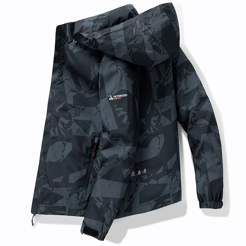 Arbeitsjacke Lässiger Trenchco – Windbreaker Men Zip Bewertung und Preis