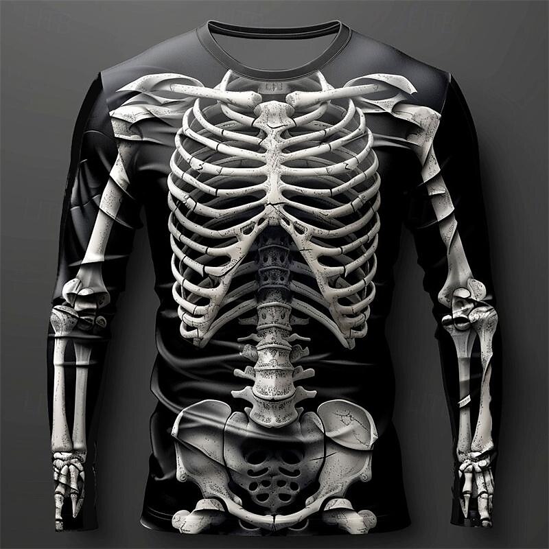 Herren 3D-Flammen-Totenkopf-Mu – Men'S Tops Fashion Bewertung und Preis