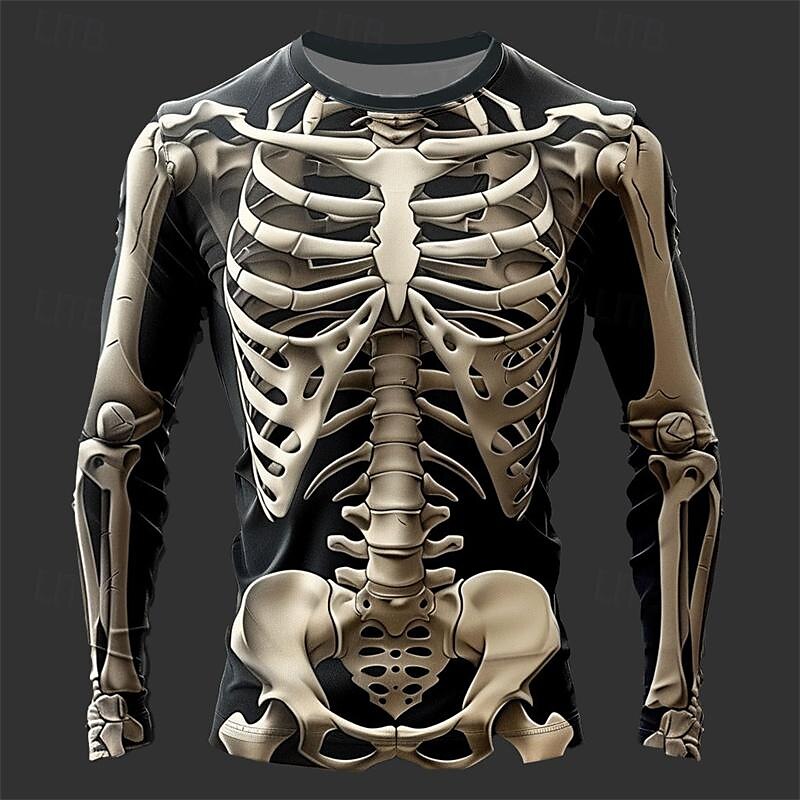 Herren 3D-Flammen-Totenkopf-Mu – Men'S Tops Fashion Bewertung und Preis