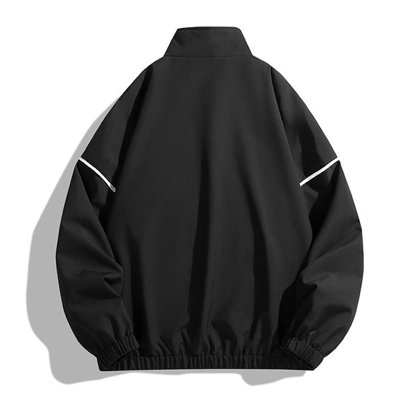 Schwarze Jacke Unisex Windbrea – Windbreaker Men Zip Bewertung und Preis