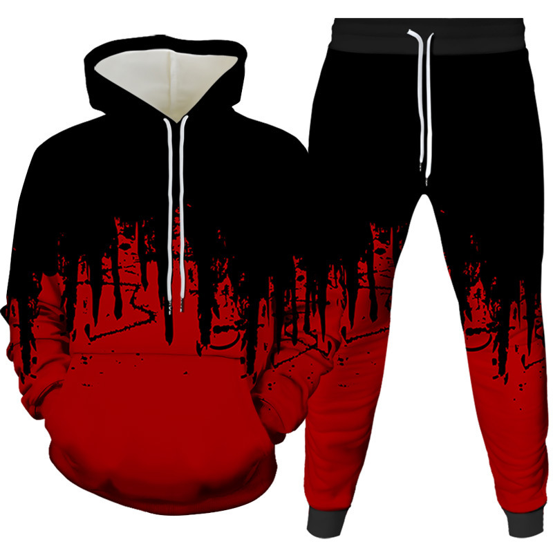 Tinte Malerei 3D Gedruckt Hood – Men'S Fashion Hoodie Bewertung und Preis