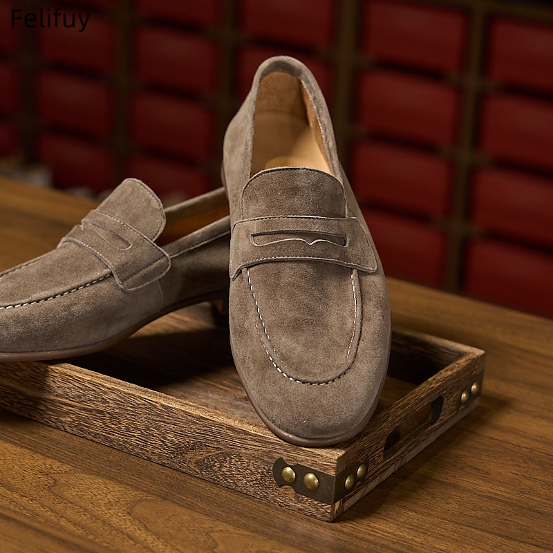 Bequeme, leichte Freizeit-Loaf – Suede Loafers Men Bewertung und Preis