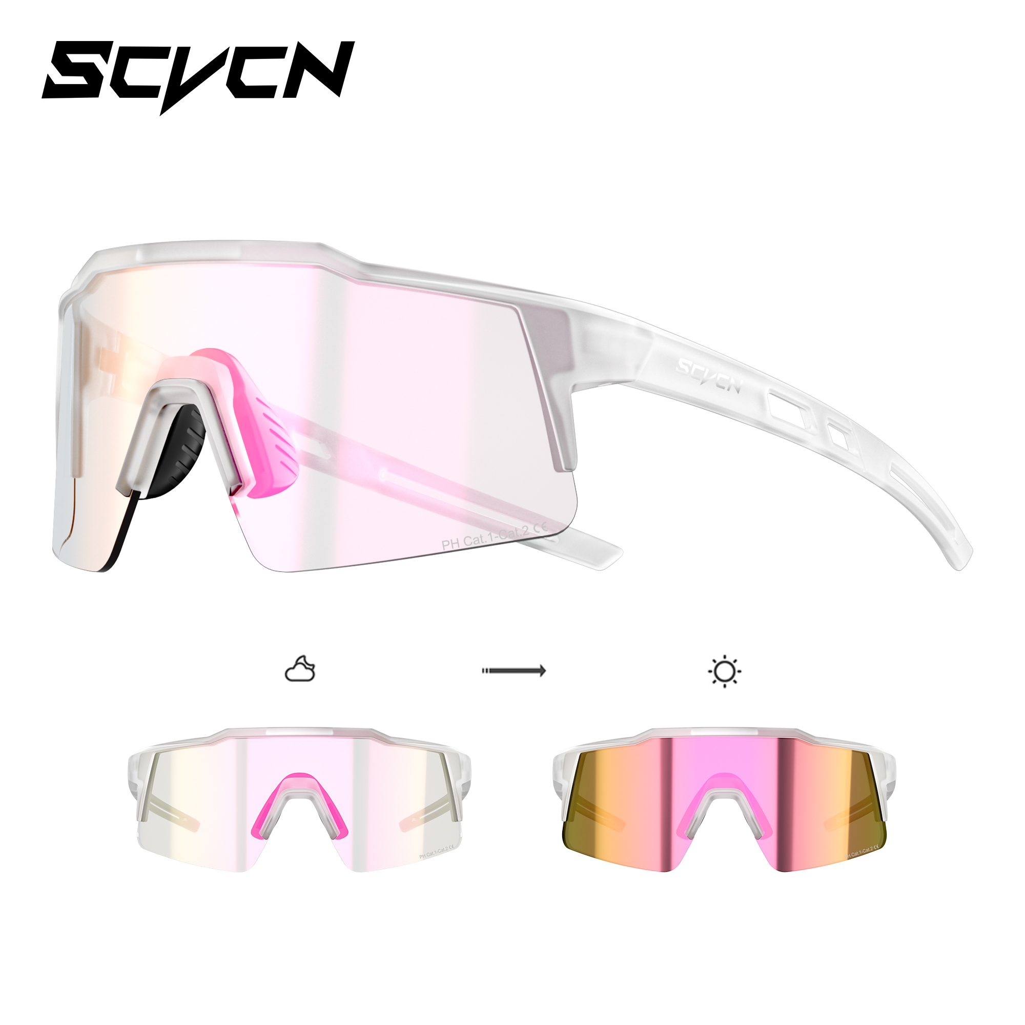 SCVCN 2026 Neue Fahrrad-Sonnen – Men'S Fashion Glasses 2026 Bewertung und Preis